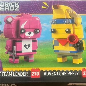 Lego Pink Bear & Yellow Character Building Set